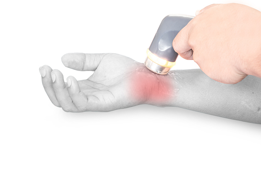 ultrasound therapy at right wrist